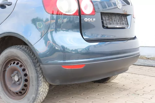 VW Golf 5 Plus 5M1 V Stoßstange hinten Heckstoßstange Stoßfänger grau blau LC5F (158862)