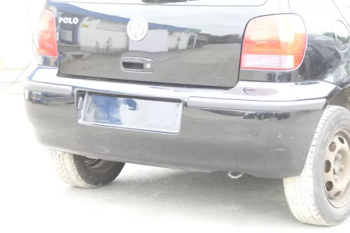 VW Polo 6N2 Stoßstange hinten Heckstoßstange Stoßfänger schwarz L041 (158927)