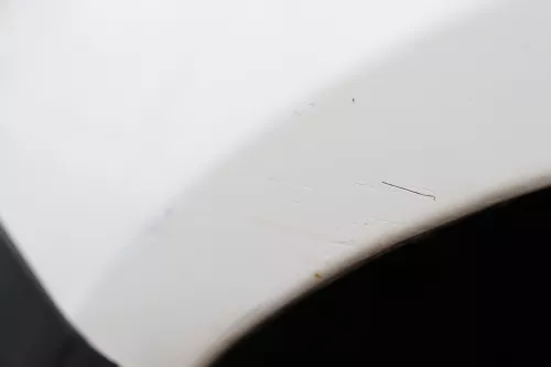 VW Fox Kotflügel vorne links weiß LB9A - Delle (159021)