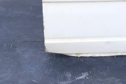 VW T4 Transporter Tür rechts Schiebetür Scheibe weiß Multivan Caravelle -Mängel (159064)