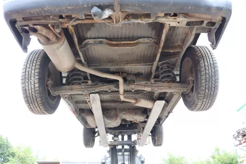 VW T4 Auspuff MIttelschalldämpfer +Endtopf mitte 1.9 TDI AAB AJA ABL (159084)