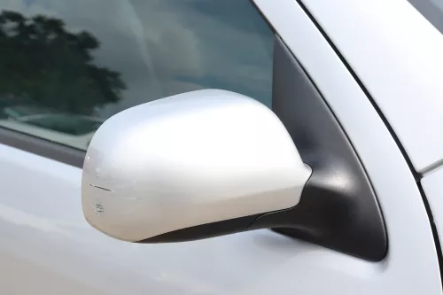 Skoda Fabia 6Y elektrisch Spiegel Außenspiegel rechts silber LF7T + Glas