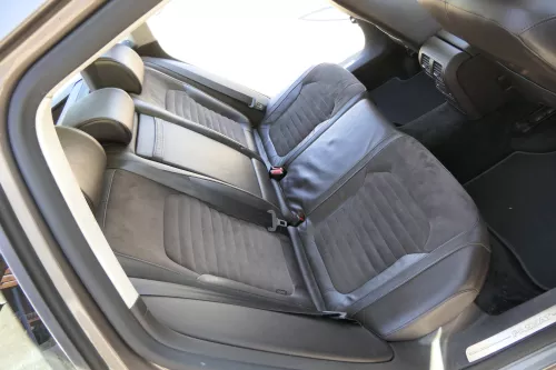 VW Passat 3C B7 Kombi Sitz Rückbank Rücksitzbank Sitze Leder Lehne braun Heizung (159214)