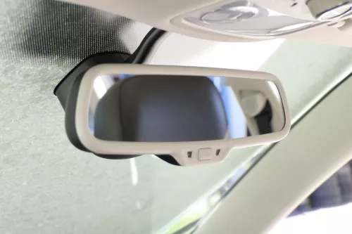 VW Golf 6 1K Eos Spiegel Innenspiegel automatisch abblendbar 5K0857511B weiß sch