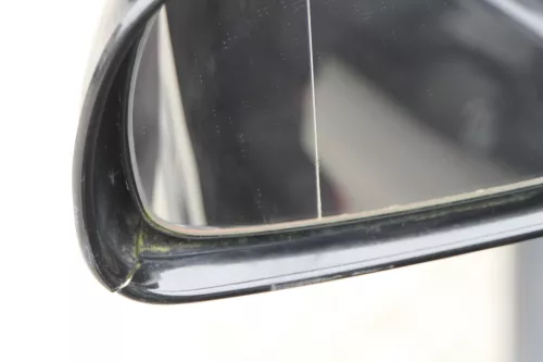 Skoda Fabia 6Y elektrisch Spiegel Außenspiegel links mit Glas schwarz LF9R - RIß (159275)