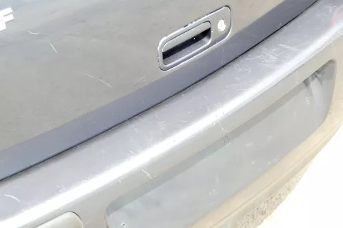 VW Golf 4 Limousine Stoßstange hinten Heckstoßstange Stoßfänger grau LD7V (159301)