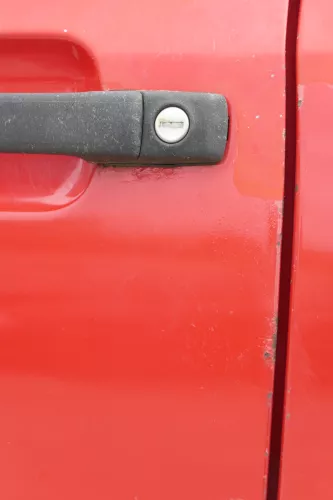 VW Golf 3 4 1E Cabrio Tür vorne links Fahrertür rot - ohne Anbauteile (159361)