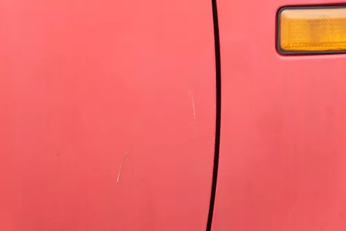 VW Golf 3 4 1E Cabrio Tür vorne rechts Beifahrertür rot - ohne Anbauteile (159362)