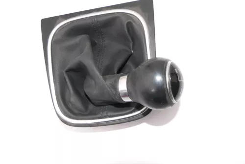 Golf 5 Schaltknauf Schaltsack Schaltung Schaltknüppel Leder 6-Gang 1K0711113CG (159416)