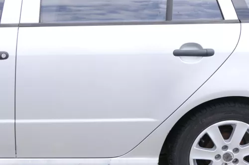 Fabia 6Y Combi Variant Kombi Tür hinten links grau silber LF7T ohne Anbauteile (159447)