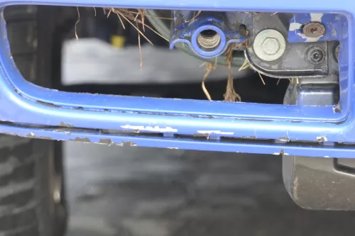 VW Golf 4 1J Stoßstange vorne Stoßfänger vorn blau LW5Z Frontstoßstange (159478)