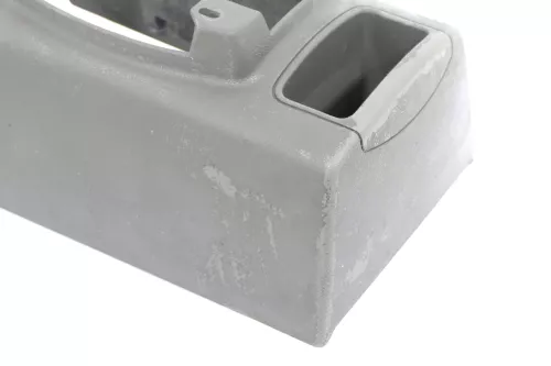 Audi A2 8Z Mitteltunnel hinten Verkleidung um Handbremse Konsole - swing grau (159562)