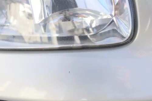 VW Polo 6N2 Stoßstange vorne Frontstoßstange Stoßfänger silber +Grill (159614)