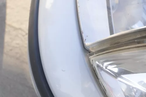 VW Polo 6N2 Stoßstange vorne Frontstoßstange Stoßfänger silber +Grill (159614)