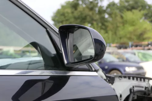 Audi A4 B6 8E Spiegel Außenspiegel rechts elektrisch verstellbar blau LZ5L (159624)