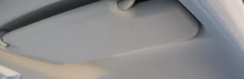 VW New Beetle 9C Sonnenblenden Sonnenblende grau links - 6X0857551E 2F4 (159655)