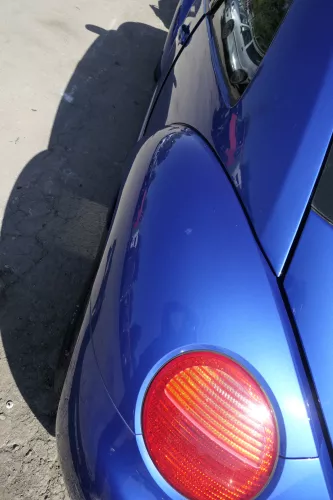 VW New Beetle 9C Kotflügel hinten links blau LA5W 1C0821301F 