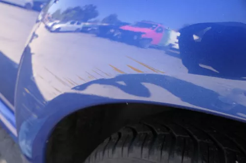 VW New Beetle 9C Kotflügel hinten links blau LA5W 1C0821301F  (159682)