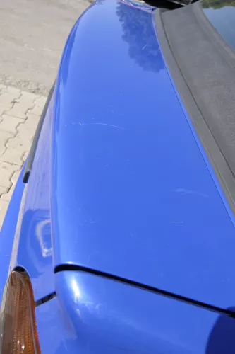VW Golf 3 Cabrio Heckklappe Kofferraumklappe hinten Klappe blau LW5Z ohneAnbaute (159809)