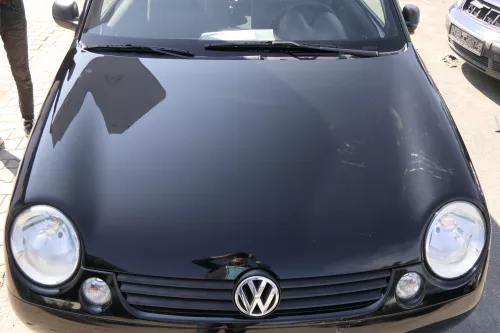 VW Lupo 6X 6E  Motorhaube Klappe Frontklappe Haube vorne schwarz L041 uni f (159827)