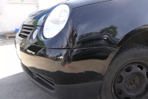 VW Lupo 6X Stoßstange vorne Frontstoßstange Stoßfänger schwarz L041 (159828)