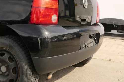 VW Lupo Stoßstange hinten Heckstoßstange Stoßfänger schwarz L041 uni 159833 (159833)