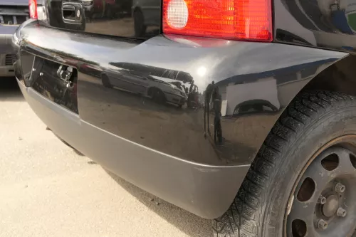 VW Lupo Stoßstange hinten Heckstoßstange Stoßfänger schwarz L041 uni 159833 (159833)