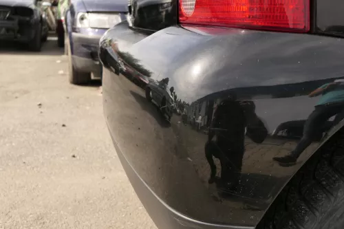 VW Lupo Stoßstange hinten Heckstoßstange Stoßfänger schwarz L041 uni 159833 (159833)