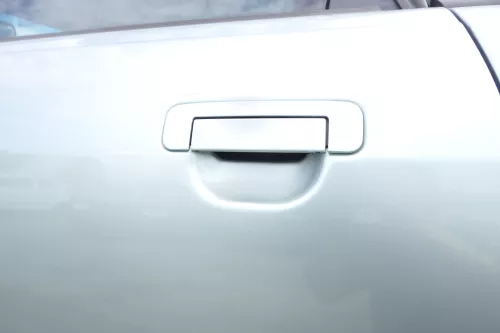 Audi 80 90 Limousine Stufenheck Tür hinten links Rahmen Türblatt grün LY6N -ohne (159842)