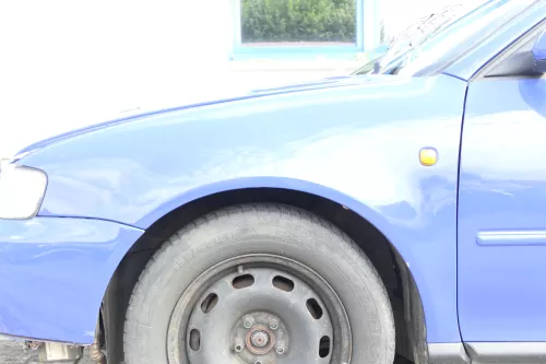 Audi A3 8L Kotflügel vorne links blau LY5M