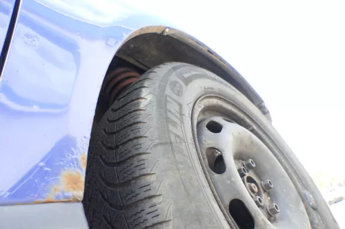 Audi A3 8L Kotflügel vorne rechts blau LY5M - ROST (159865)