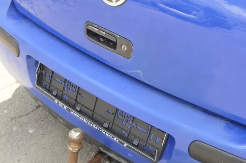 VW Golf 4 Limousine Stoßstange hinten Heckstoßstange Stoßfänger blau LW5Z 159934 (159934)