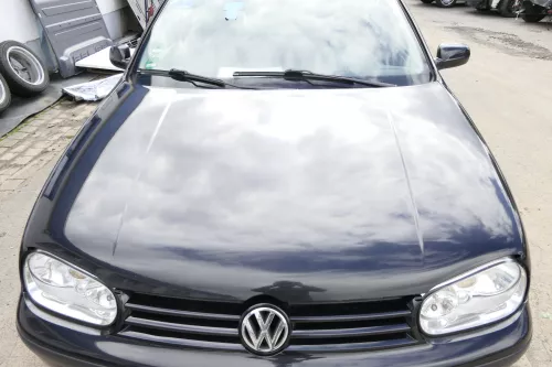 VW Golf 4 Motorhaube Haube Klappe vorne schwarz LC9Z metallic blackmagic  p