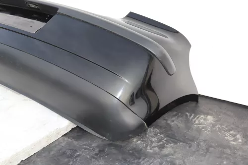 VW Polo 9N 9N3  Limousine Stoßstange hinten Heckstoßstange Stoßfänger schwarz (160095)