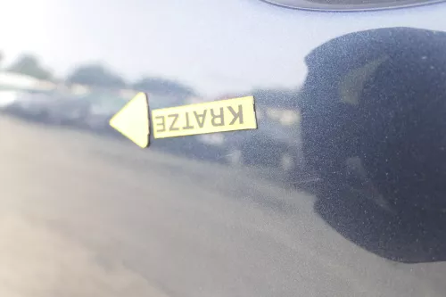 VW Golf 5 V 1K Tür Türrahmen hinten links 4/5-Türer LC5F blau grau -ohneAnbautei (160128)