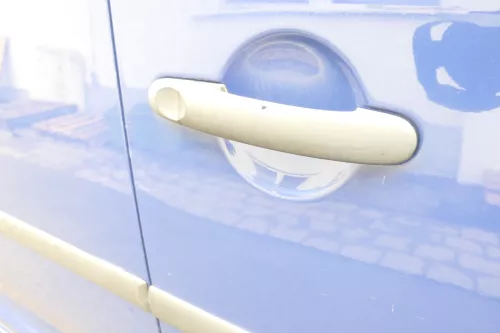 VW Touran 1T3 1T Tür vorne rechts Beifahrertür blau LL5M indienb ohne Anbauteile (160218)