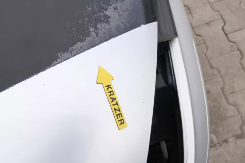 Seat Ibiza 6L Motorhaube Haube Klappe vorne silber schwarz LS7N 6L0823031D (160237)