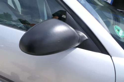 Seat Ibiza 6L elektrischer beheizter Spiegel Außenspiegel rechts schwarz matt (160246)