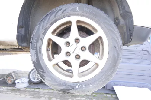 Polo 9N Ibiza Fox Alufelgen Reifen 165/70 R14 - 2x5-6mm 2x5mm KBA 42692 Winter (160256)