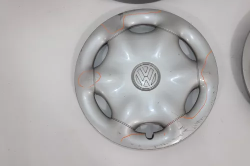 original 4 Stück VW Sharan 7M Radkappe Radzierkappe 15 Zoll 7M0601147F 4 (160288)