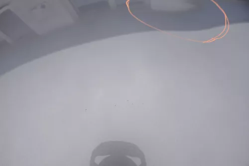 VW Golf 5 V 1K Kombi Jetta Motorhaube Haube Klappe vorne grau LA7T - Mängel (160305)