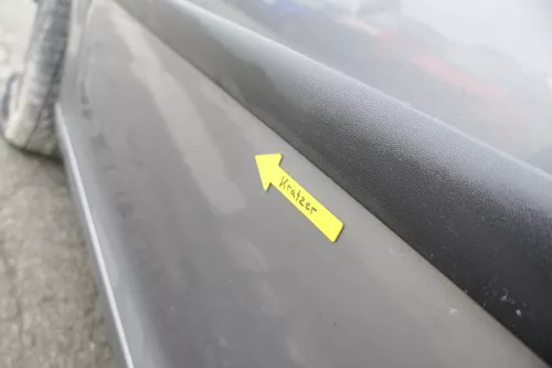 VW Golf 5 V 1K Tür vorne links Fahrertür 4/5-Türer grau LA7T un nur TÜRBLATT  (160307)