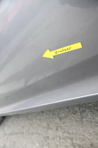 VW Golf 5 V 1K Tür vorne links Fahrertür 4/5-Türer grau LA7T un nur TÜRBLATT  (160307)