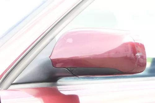 Audi A4 B5 Spiegel Außenspiegel links elektrisch rot braun LZ3L (160321)