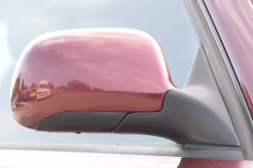 Audi A4 B5 Spiegel Außenspiegel rechts elektrisch rot braun LZ3L (160322)