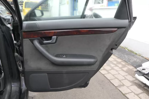 4x Audi A4 8E B6 Türverkleidung Verkleidung Tür vorne + hinten links Alcantara s (160414)