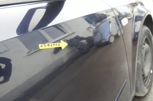 Audi A4 B6 8E nur Türblatt Tür vorne rechts Beifahrertür blau LZ5L Kombi+Limo v (160437)