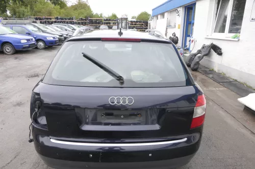 Audi A4 B6 8E Kombi Avant hinten Heckklappe mit Scheibe Deckel blau LZ5L ohneAnb