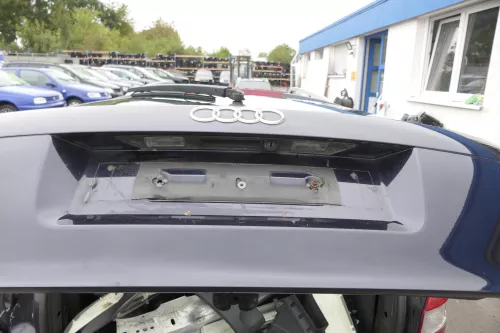 Audi A4 B6 8E Kombi Avant hinten Heckklappe mit Scheibe Deckel blau LZ5L ohneAnb (160439)
