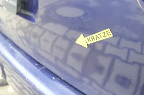 Aud A4 B5 Heckklappe hinten Klappe Kofferraumklappe Kombi blau LZ5K Scheibe (160451)